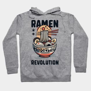 Ramen Revolution Japan - Japanese Vintage Food Noodles Art Hoodie